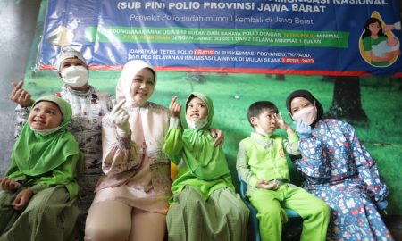 Atalia: Target Cakupan Imunisasi Polio di Jabar 90 Persen