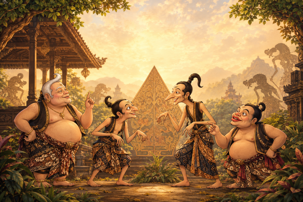 Karakter tokoh Punakawan pewayangan Jawa